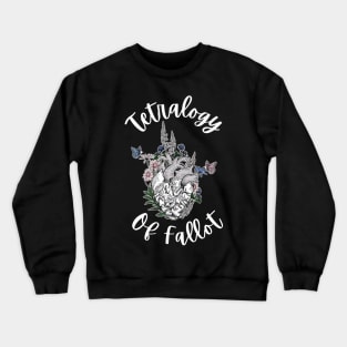 Tetralogy Of Fallot Anatomical Heart Cardiac Nurse Nursing Crewneck Sweatshirt